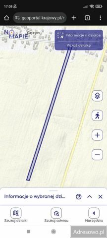 Działka rolno-budowlana Gęzyn. Zdjęcie 1