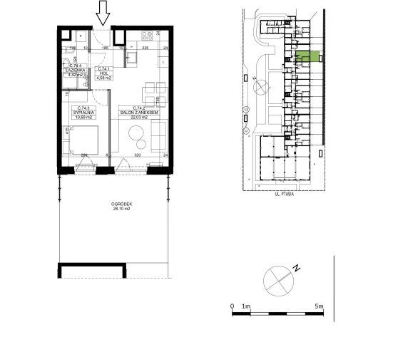 Mieszkanie 2-pokojowe Poznań Grunwald, ul. Ptasia. Zdjęcie 7