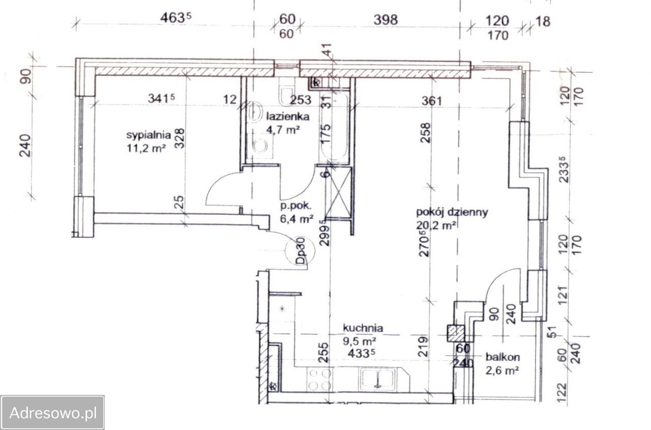 Mieszkanie 2-pokojowe Warszawa Ursynów, al. Komisji Edukacji Narodowej. Zdjęcie 7