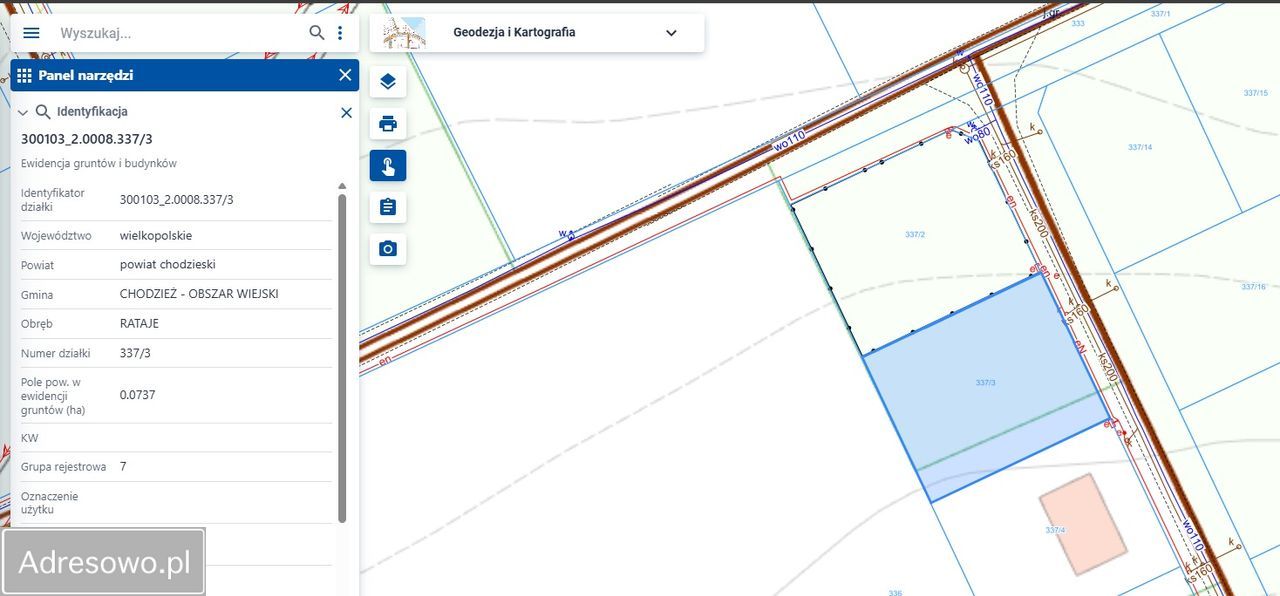 Działka budowlana Rataje. Zdjęcie 4