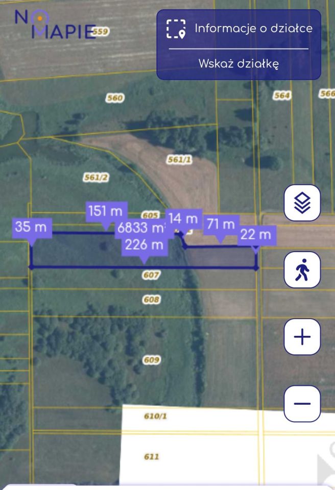 Działka rolna Białki Dolne. Zdjęcie 4