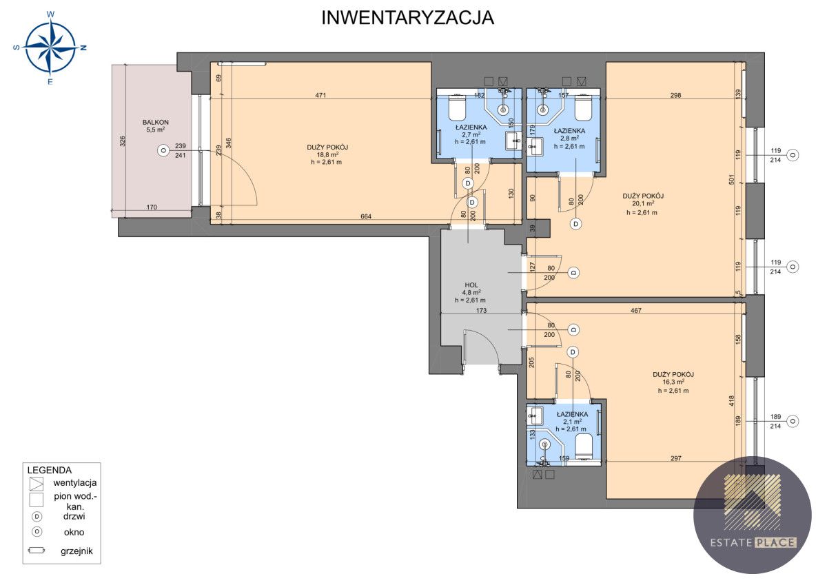 Mieszkanie 3-pokojowe Warszawa Mokotów, ul. Domaniewska. Zdjęcie 11