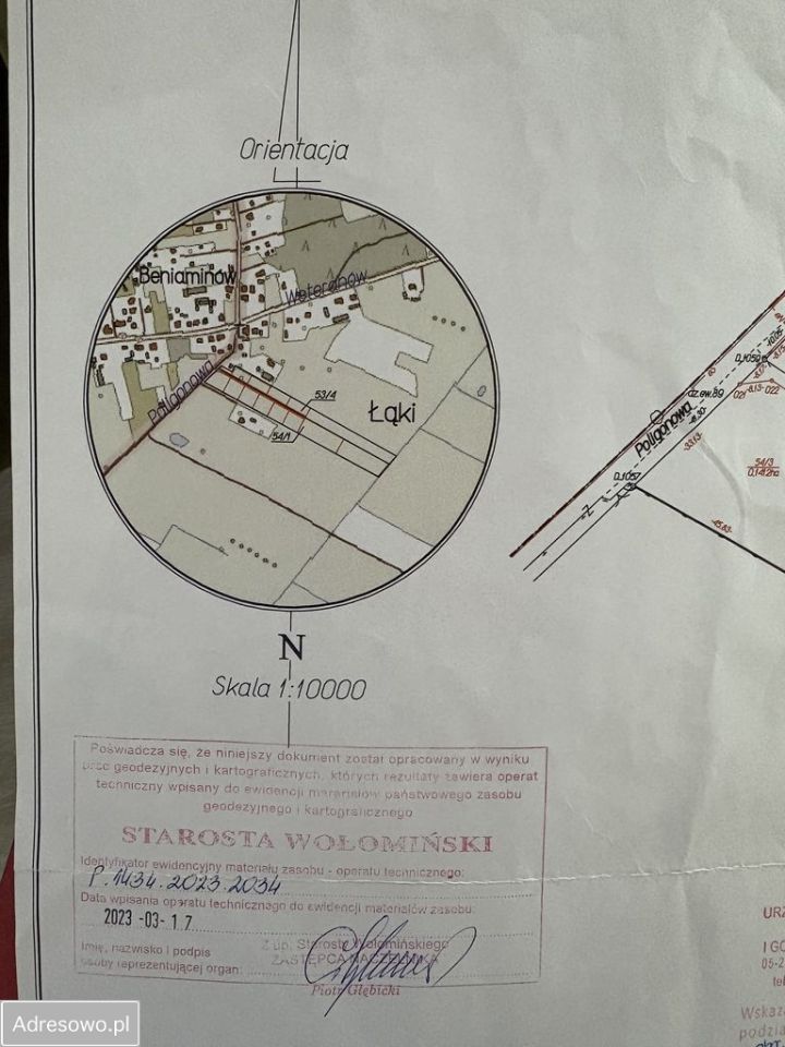 Działka budowlana Łąki, ul. Poligonowa. Zdjęcie 3