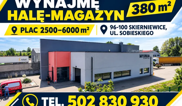Hala/magazyn Skierniewice, ul. Jana III Sobieskiego