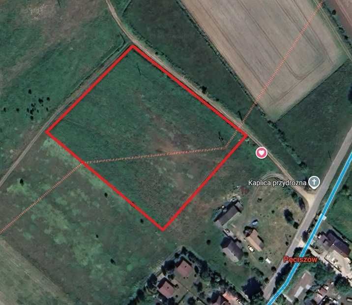 Działka rolno-budowlana Pęciszów