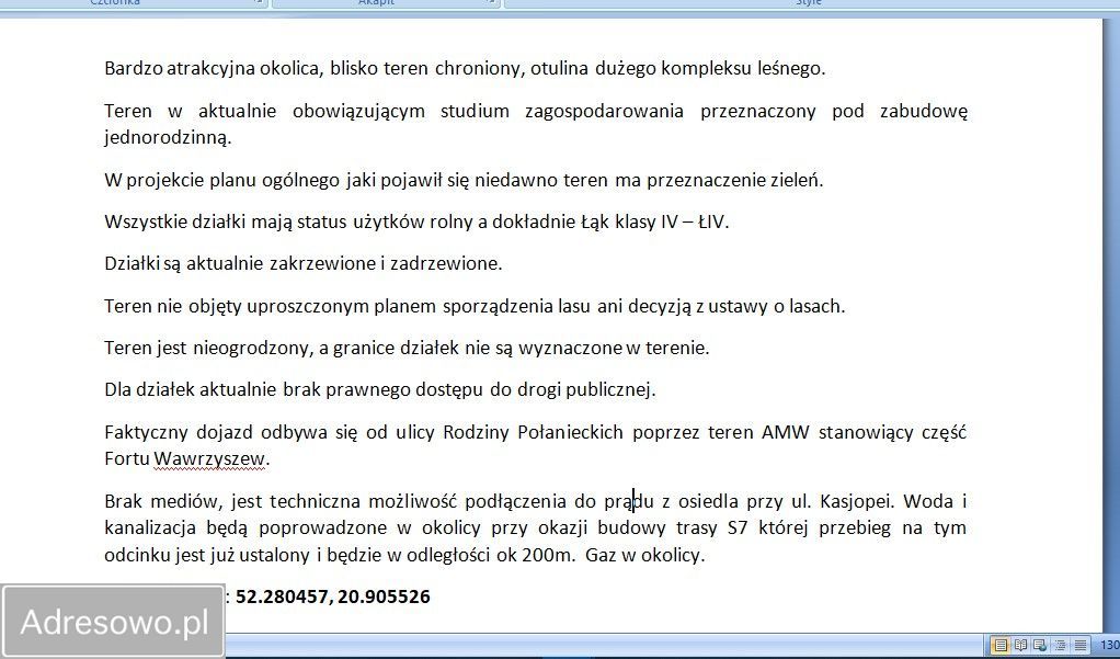 Działka inwestycyjna Warszawa Bielany, ul. Rodziny Połanieckich. Zdjęcie 4