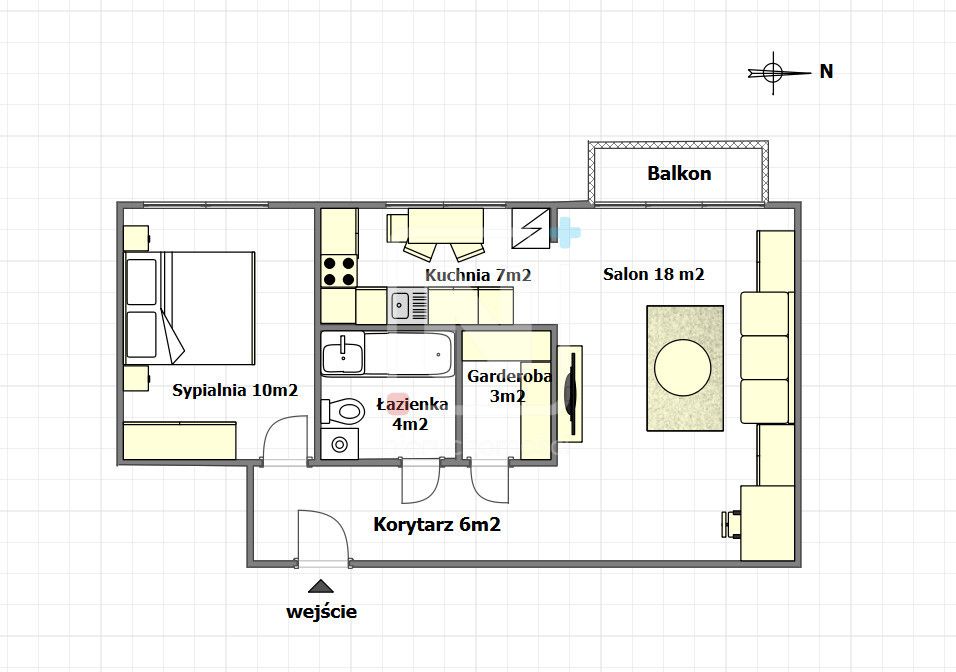 Mieszkanie 2-pokojowe Warszawa Mokotów, ul. Fryderyka Joliot-Curie. Zdjęcie 12