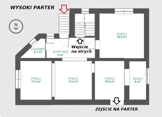 dom wolnostojący, 8 pokoi Spytkowice. Zdjęcie 16