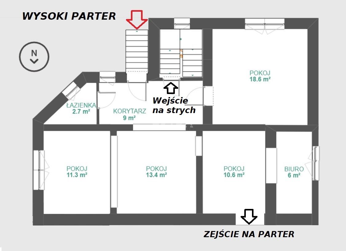 dom wolnostojący, 8 pokoi Spytkowice. Zdjęcie 16