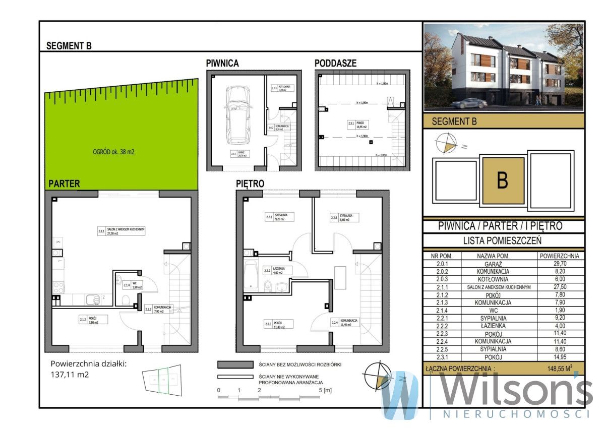 dom szeregowy, 6 pokoi Gdańsk Siedlce. Zdjęcie 7