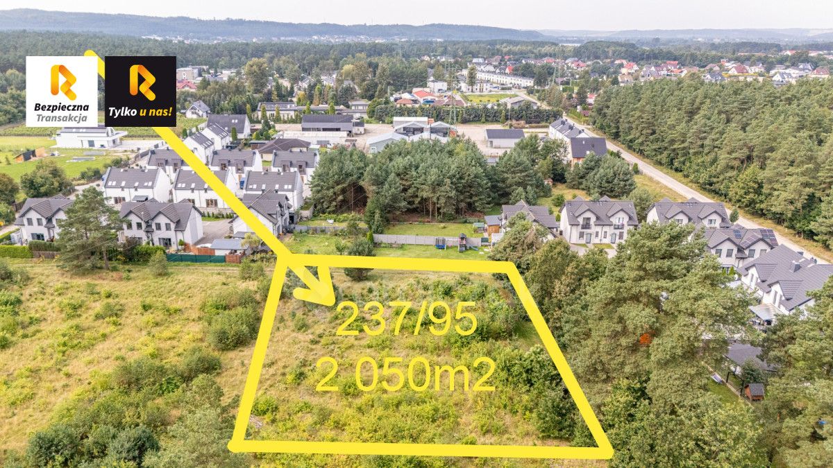 Działka inwestycyjna Orle, ul. Wesoła. Zdjęcie 1