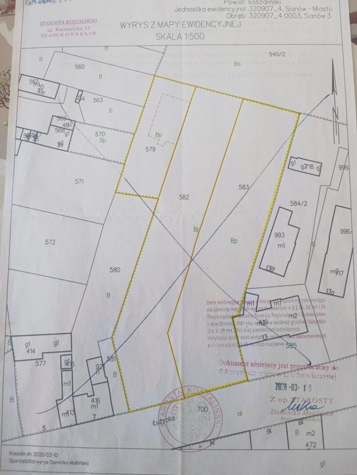 Działka budowlana Sianów, ul. Łużycka. Zdjęcie 2