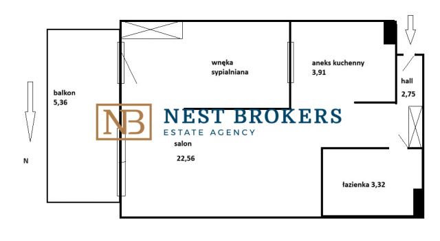 Mieszkanie 1-pokojowe Kraków Prądnik Czerwony, ul. Reduta. Zdjęcie 15