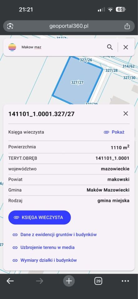 Działka budowlana Maków Mazowiecki. Zdjęcie 2