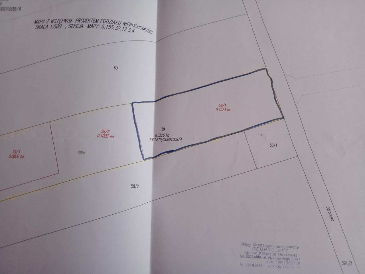 Działka budowlana Siedlce, ul. Ogrodowa. Zdjęcie 3