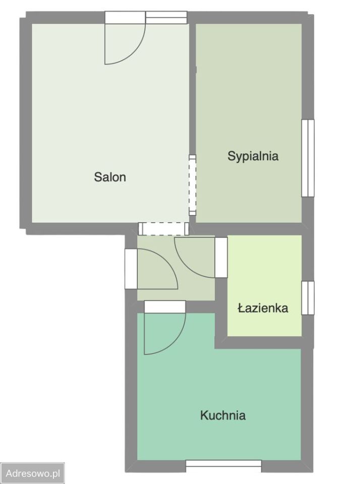 Mieszkanie 2-pokojowe Olsztyn, ul. Aleja Przyjaciół. Zdjęcie 13