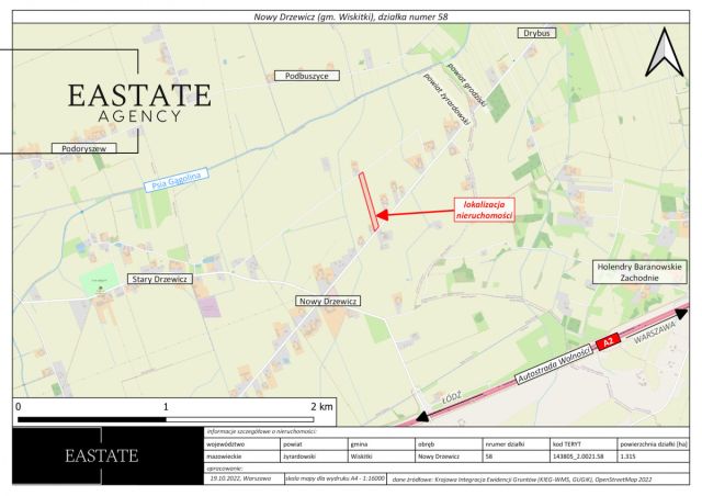 Działka rolna Nowy Drzewicz. Zdjęcie 4