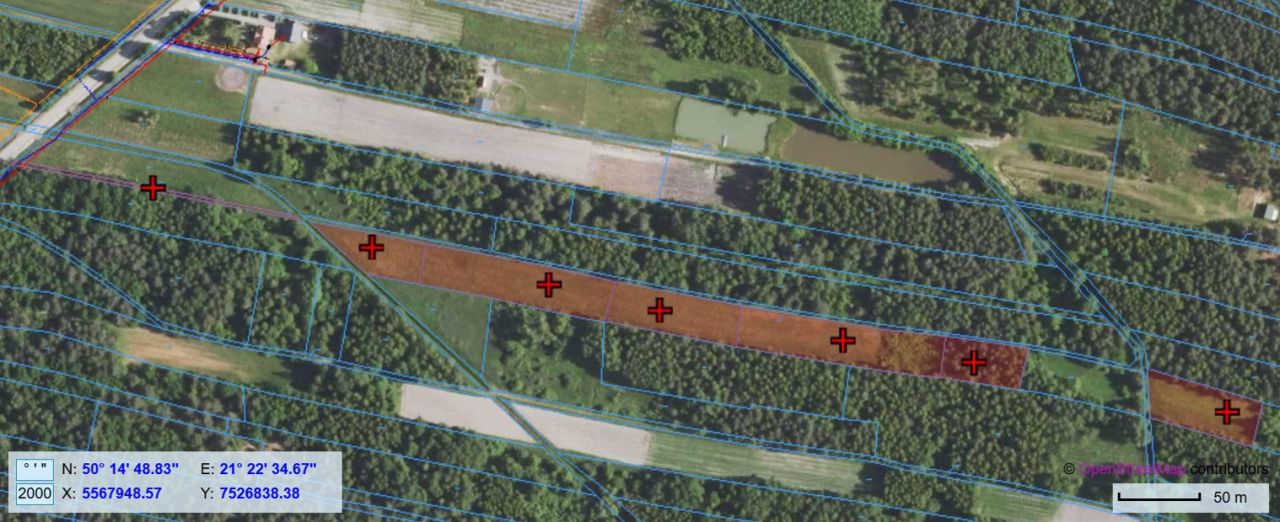 Działka rolno-budowlana Rydzów. Zdjęcie 8