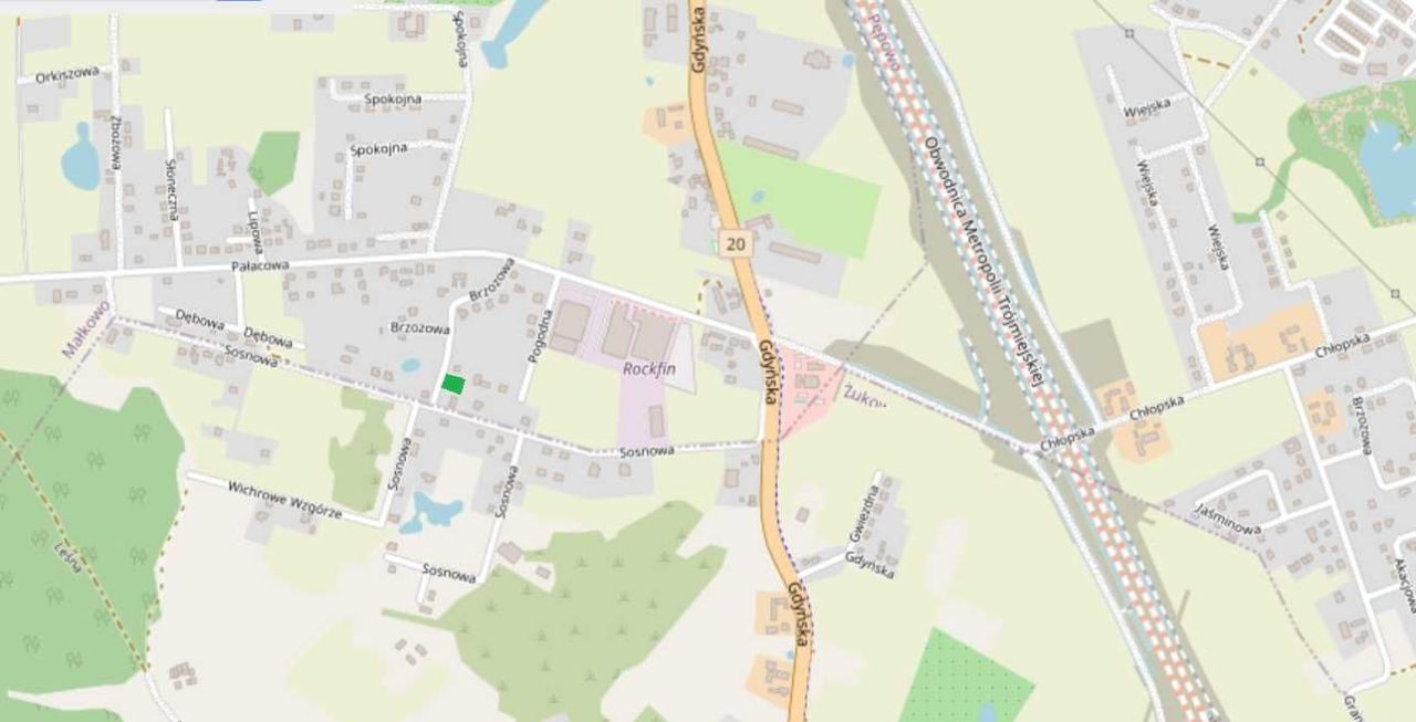 Działka rolno-budowlana Małkowo, ul. Brzozowa. Zdjęcie 2