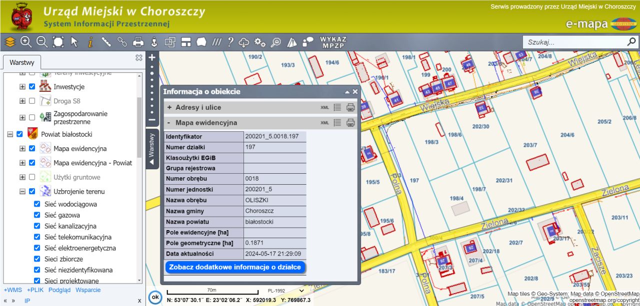 Działka budowlana Oliszki, ul. Wiejska. Zdjęcie 2