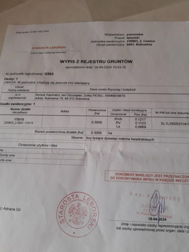 Działka budowlana Bukowina. Zdjęcie 2