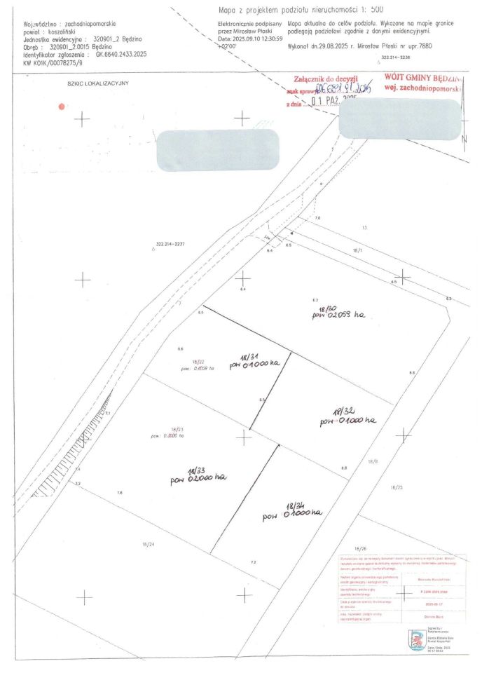 Działka budowlana Będzinko. Zdjęcie 2