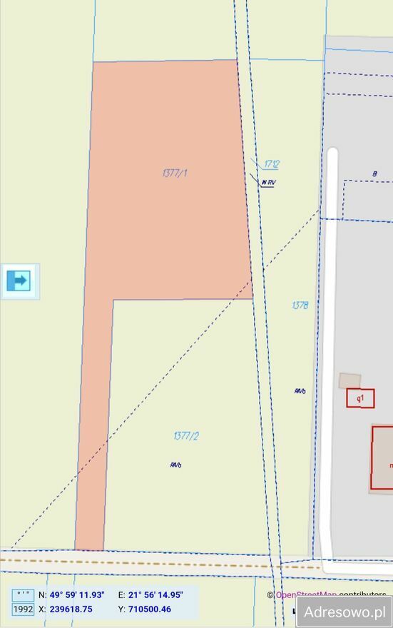 Działka budowlana Lutoryż. Zdjęcie 2