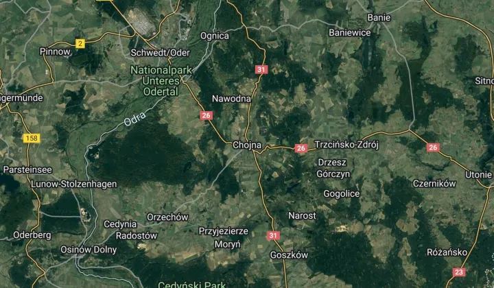 Działka inwestycyjna Chojna, ul. Polna