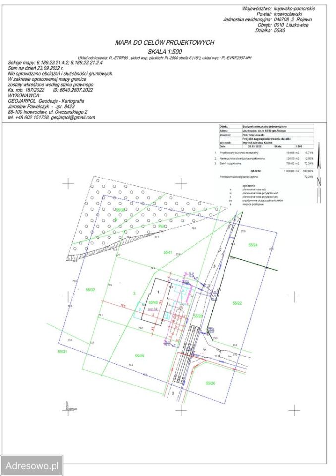 Działka budowlana Liszkowice. Zdjęcie 7