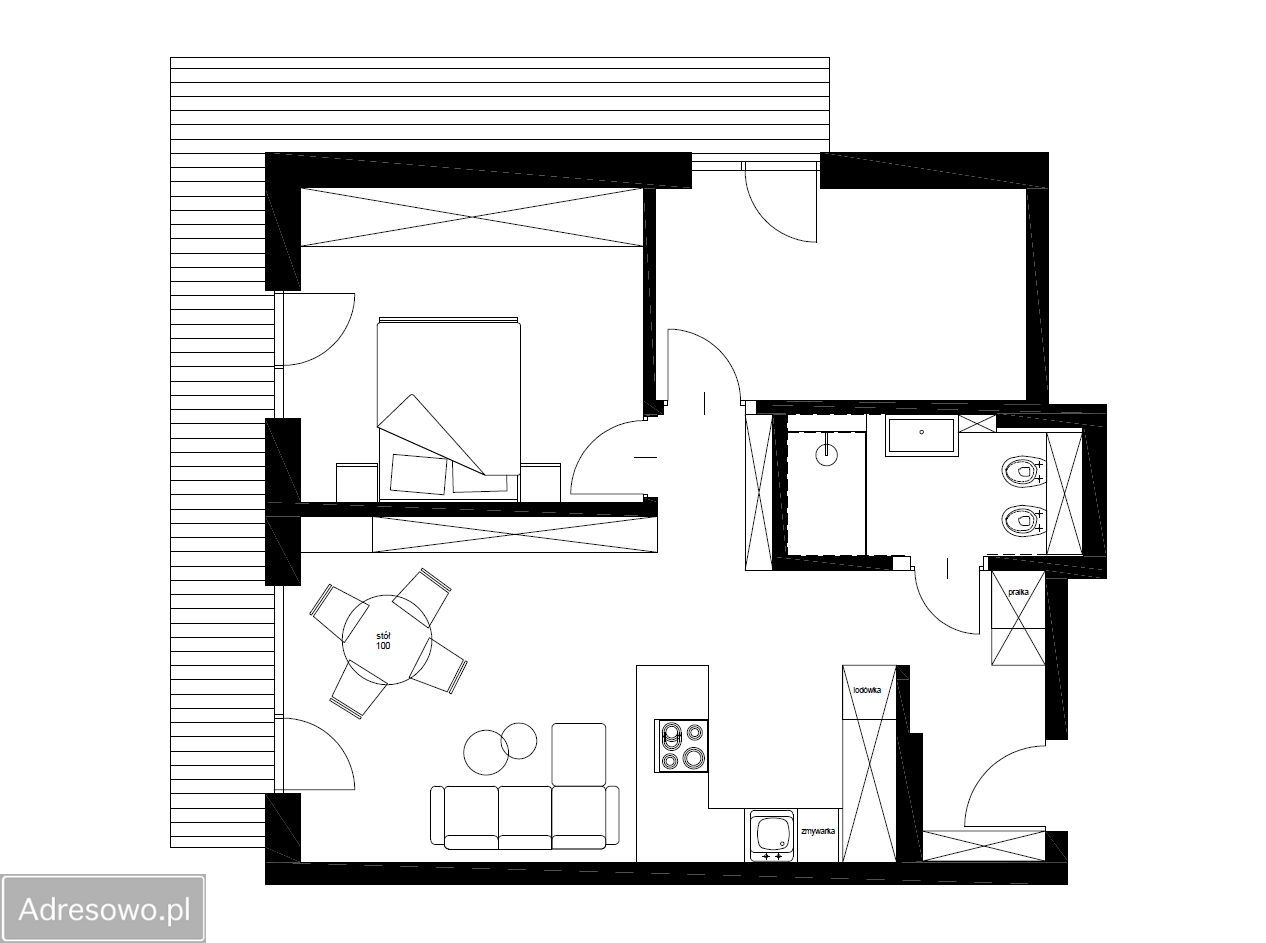 Mieszkanie 3-pokojowe Bielsko-Biała Stare Bielsko, ul. Sarni Stok. Zdjęcie 14