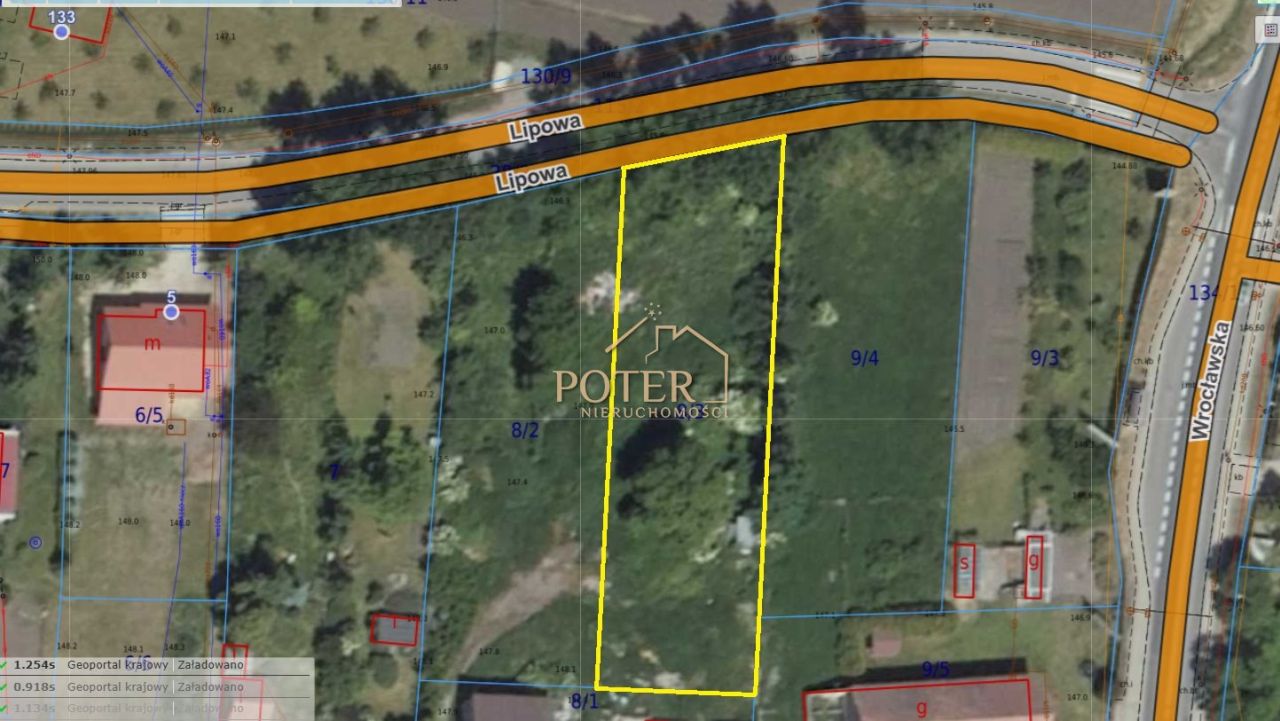 Działka budowlana Cieszyce, ul. Lipowa. Zdjęcie 3
