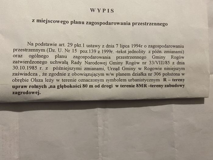 Działka rolna Olsza. Zdjęcie 5