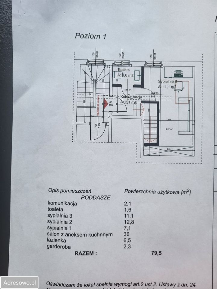 Mieszkanie 3-pokojowe Bytom Śródmieście, ul. Leona Wyczółkowskiego. Zdjęcie 8