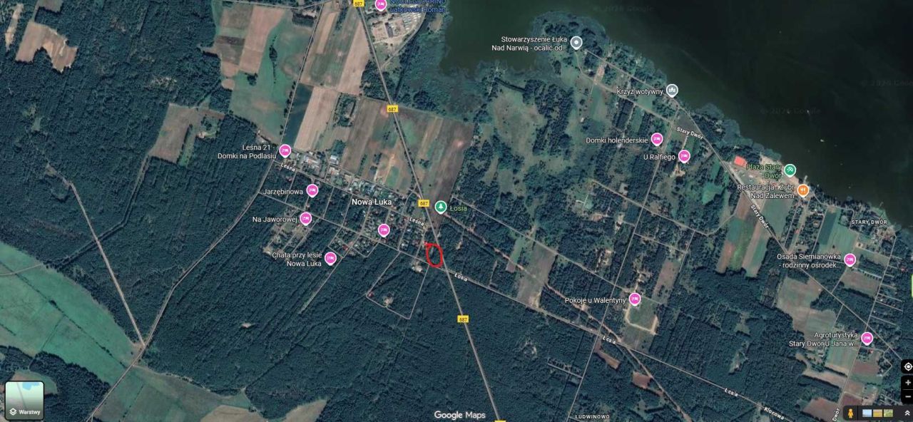 Działka budowlana Nowa Łuka. Zdjęcie 4