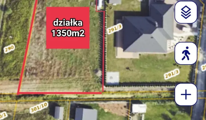 Działka budowlana Płock Tokary-Rąbież, ul. Tokarska