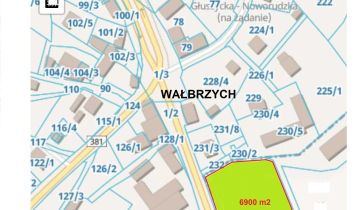 Działka rolna Walim