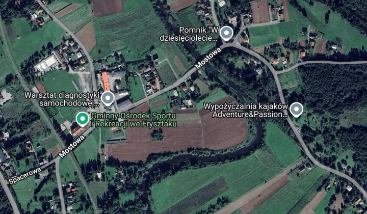 Działka leśna Frysztak, ul. Mostowa