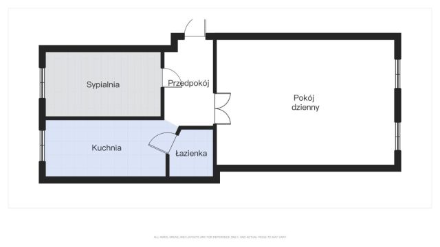 Mieszkanie 2-pokojowe Łódź Bałuty, ul. Pomorska. Zdjęcie 12