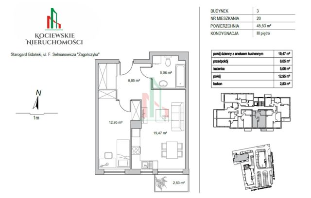 Mieszkanie 2-pokojowe Starogard Gdański. Zdjęcie 21