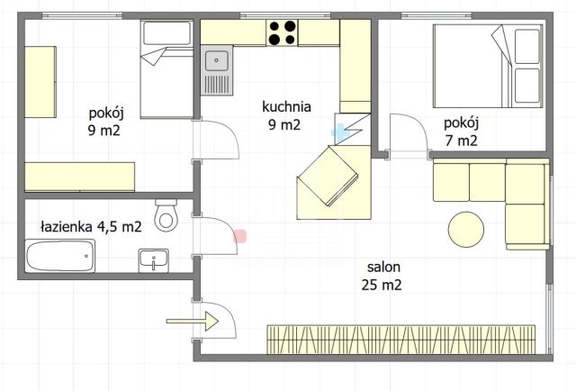 Mieszkanie 3-pokojowe Warszawa Włochy, ul. Aleje Jerozolimskie. Zdjęcie 14