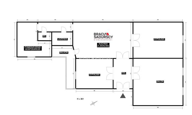 Mieszkanie 3-pokojowe Kraków Stare Miasto, ul. Józefa Szujskiego. Zdjęcie 3
