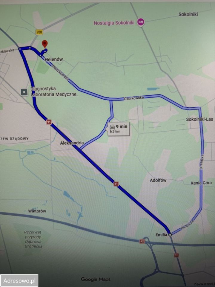 Działka budowlana Helenów. Zdjęcie 2