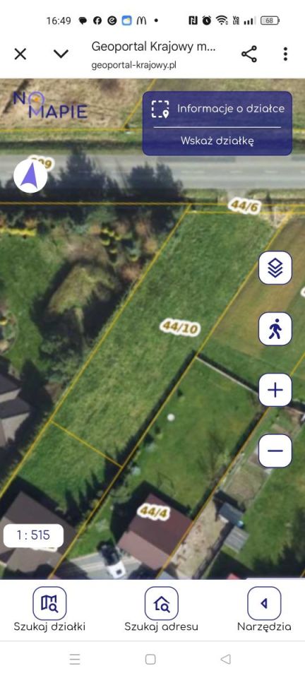 Działka budowlana Kłobuck Zakrzew, ul. Juliusza Słowackiego. Zdjęcie 5