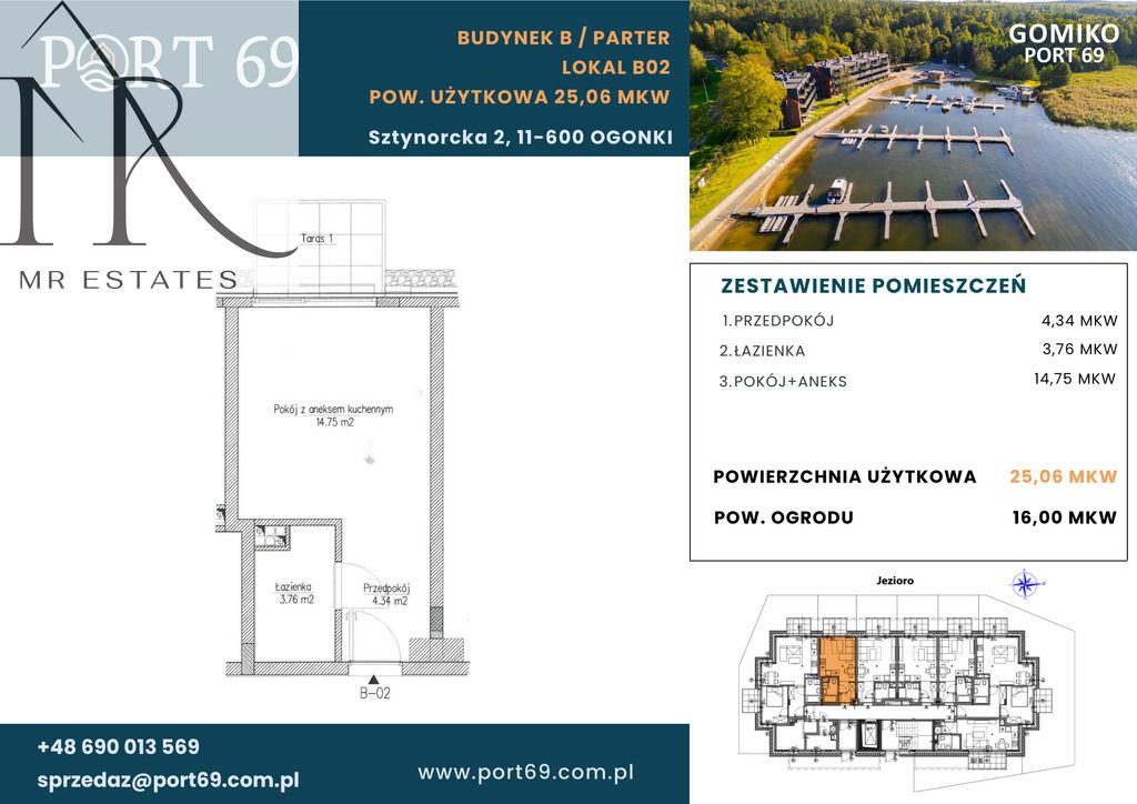 Mieszkanie 1-pokojowe Ogonki, ul. Sztynorcka. Zdjęcie 25