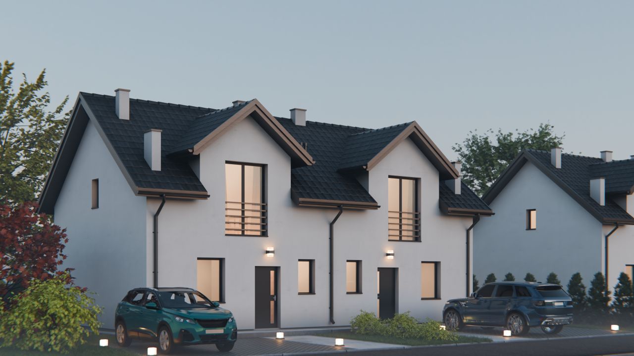 bliźniak, 4 pokoje Rzeszów Budziwój, ul. Miejska