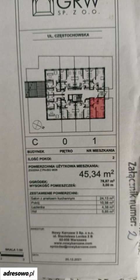 Mieszkanie 2-pokojowe Otwock Mały, ul. Częstochowska. Zdjęcie 19