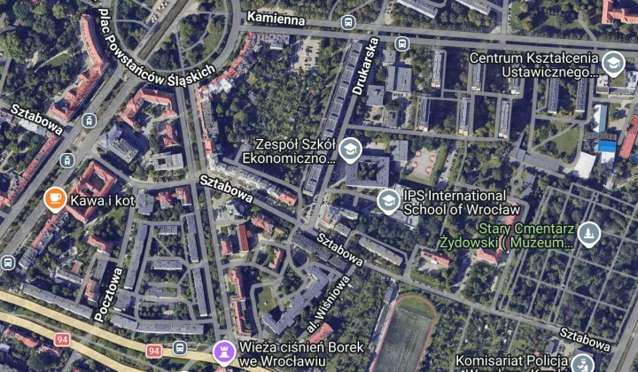 Mieszkanie 3-pokojowe Wrocław Krzyki, ul. Drukarska