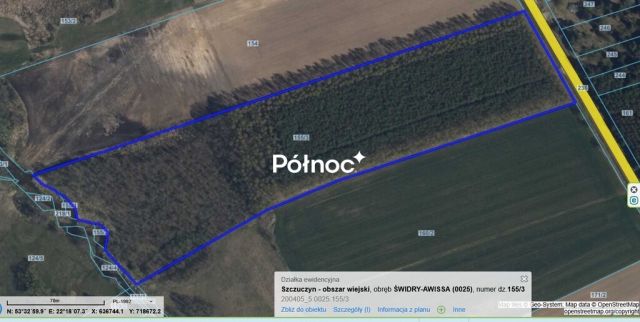 Działka leśna Świdry-Awissa. Zdjęcie 1