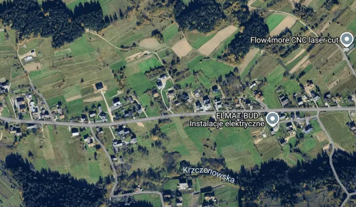 Działka leśna Łętownia Lachowa