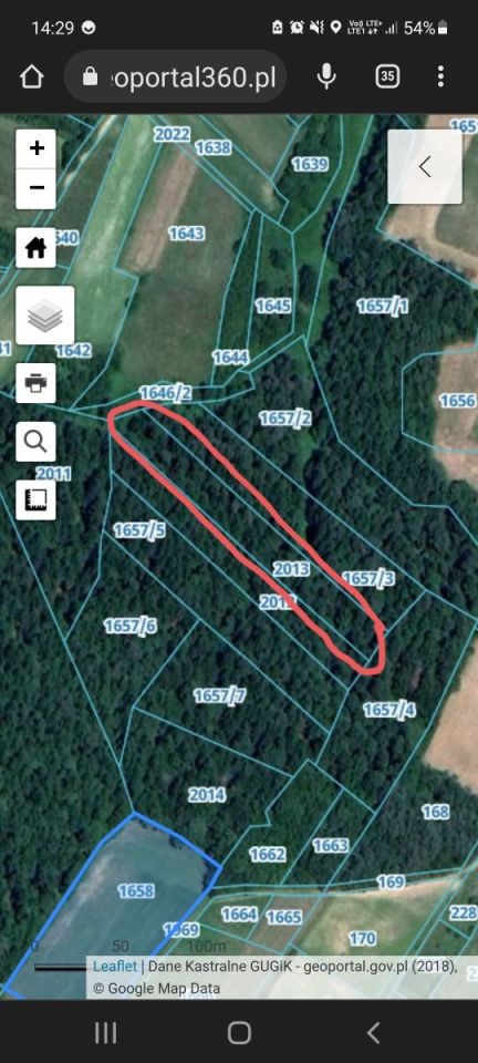 Działka leśna Dydnia. Zdjęcie 6